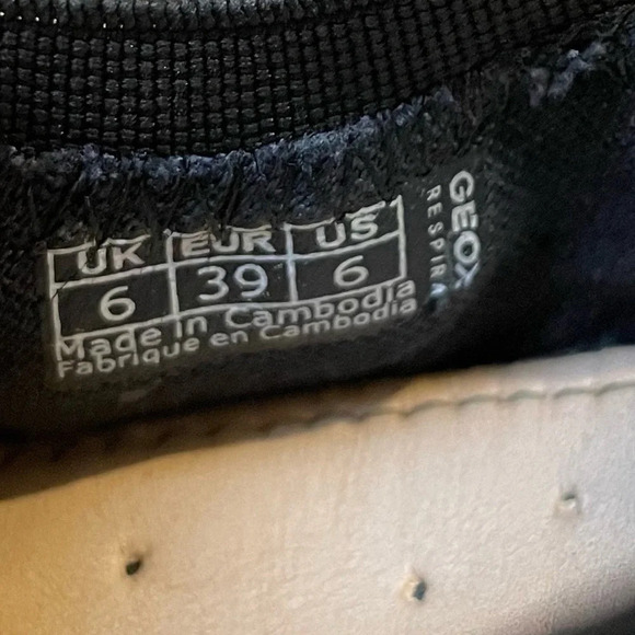 Geox Respira Piuma Ballet Flats Snakeskin Leather EU 39 US 6 - Picture 4 of 10